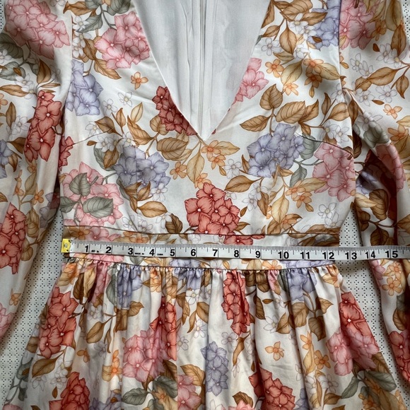 Sancia Lotte Long Sleeve Dress In Maise Floral At Nordstrom Rack - Picture 8 of 16